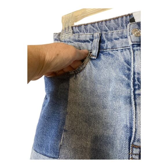 BDG Two tone "Patchwork" Style High Waist Jeans Urban Outfitters Size 25 - Picture 4 of 10